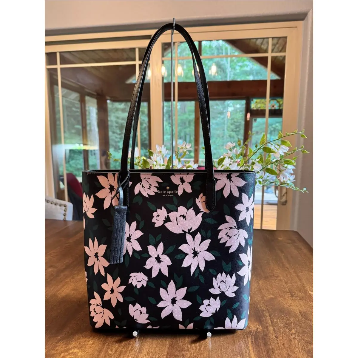 Kate Spade Jana Winter Blooms Medium Tote Shoulder Purse KI863 Floral