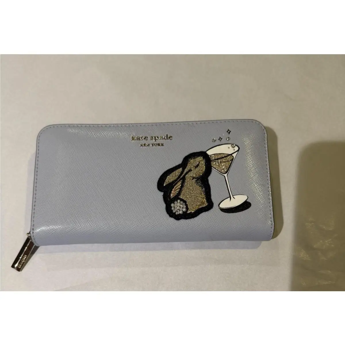 Kate Spade New York Bunbun Bunny Zip Around Continental Wallet - K5654