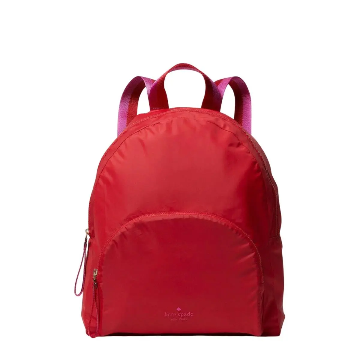 Kate Spade Arya Medium Nylon Packable Backpack Bag in Favorite Red