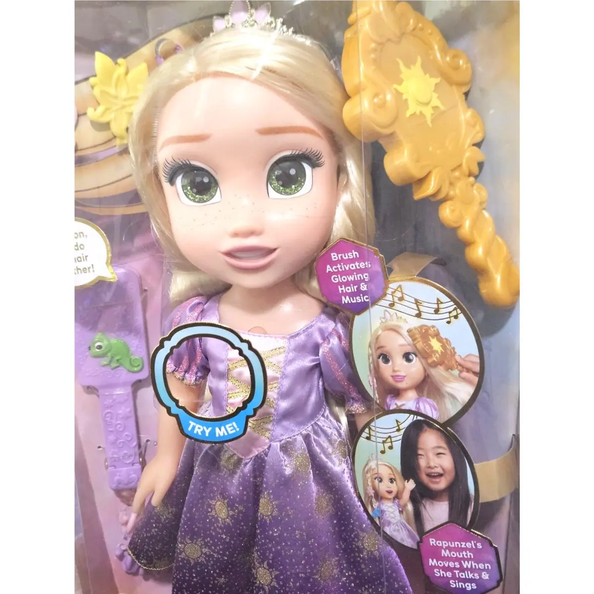 Disney Ultimate Princess Celebration Hair Glow Talking Rapunzel Doll 15