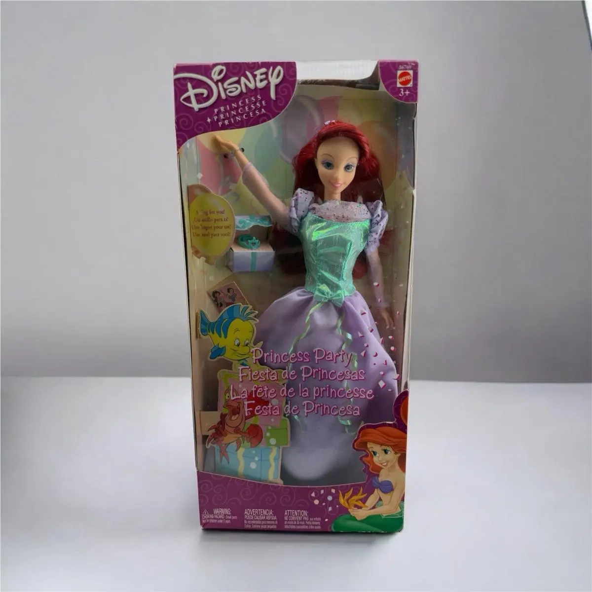 Vintage Disney 2002 Princess Party Ariel Doll Little Mermaid Nrfb