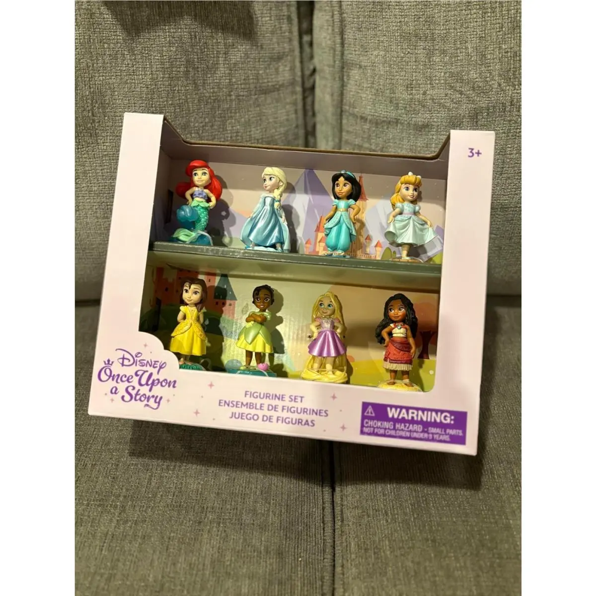 Disney Once Upon a Story 8Figure Figurine Set Princess Collection Ariel Elsa