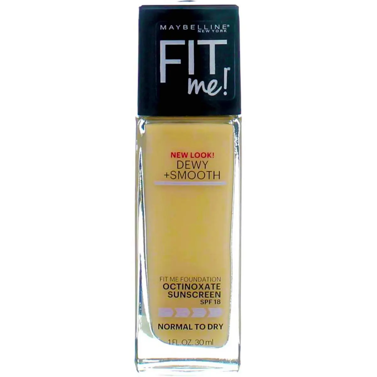 4 Pack  Fit Me Dewy + Smooth Liquid Foundation Porcelain 110 Spf by Maybelline