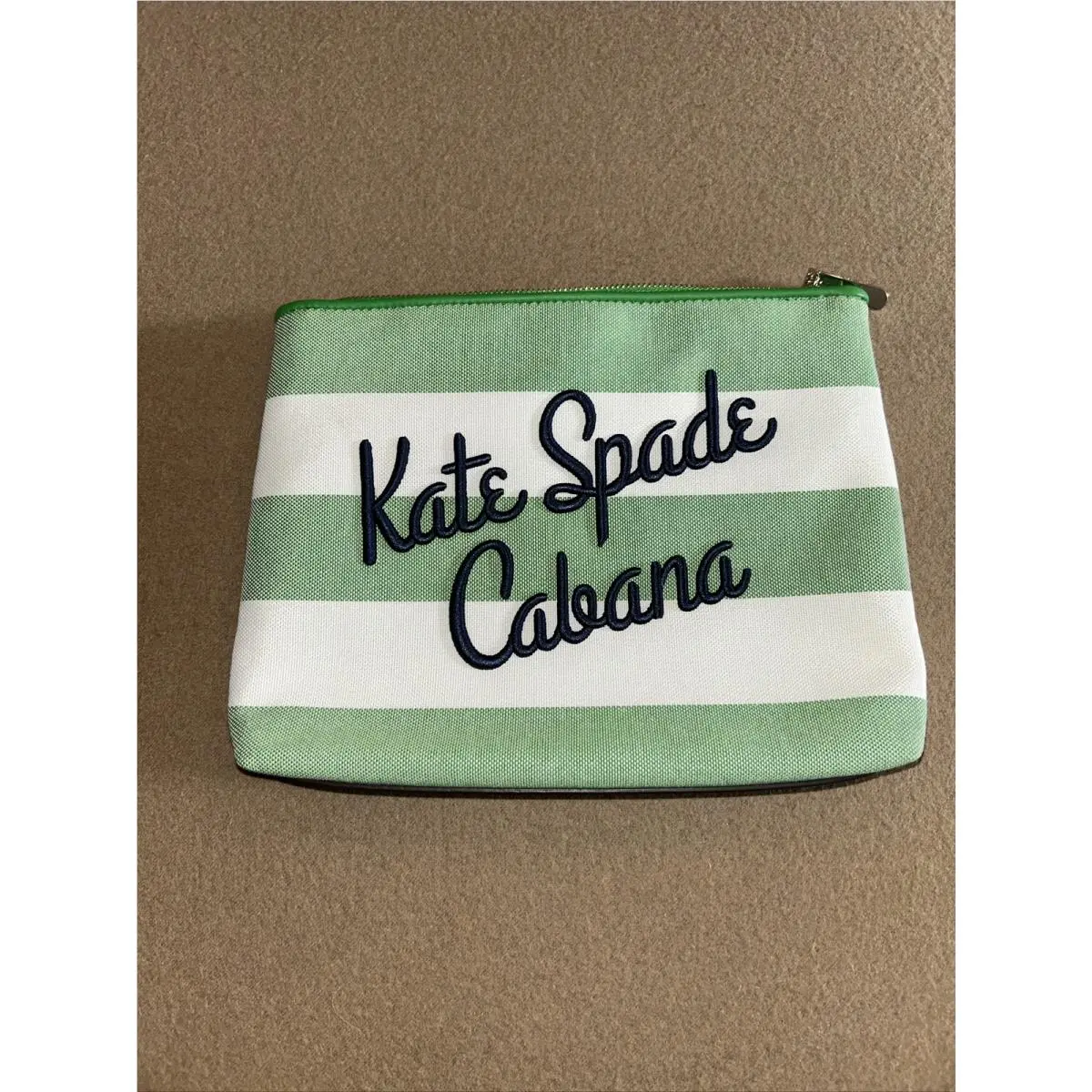 Kate Spade Cabana Canvas Pouch New