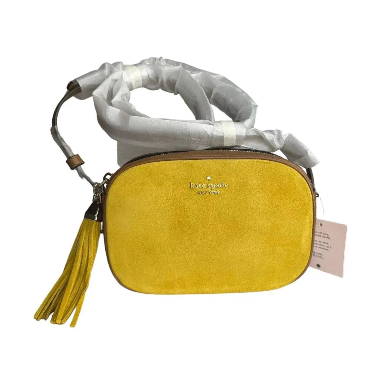 Kate Spade Kourtney Suede Camera Bag Crossbody Handbag