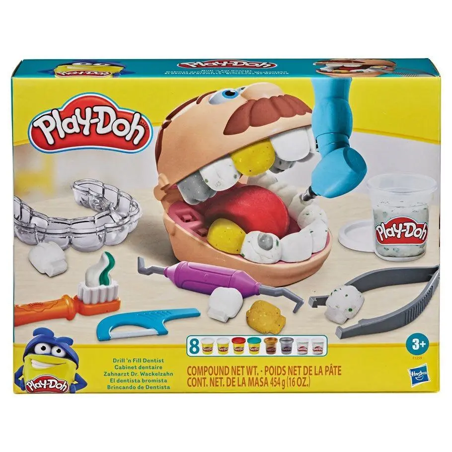 Hasbro Play-doh Doctor Drill N Fill Dentist Playset Toy