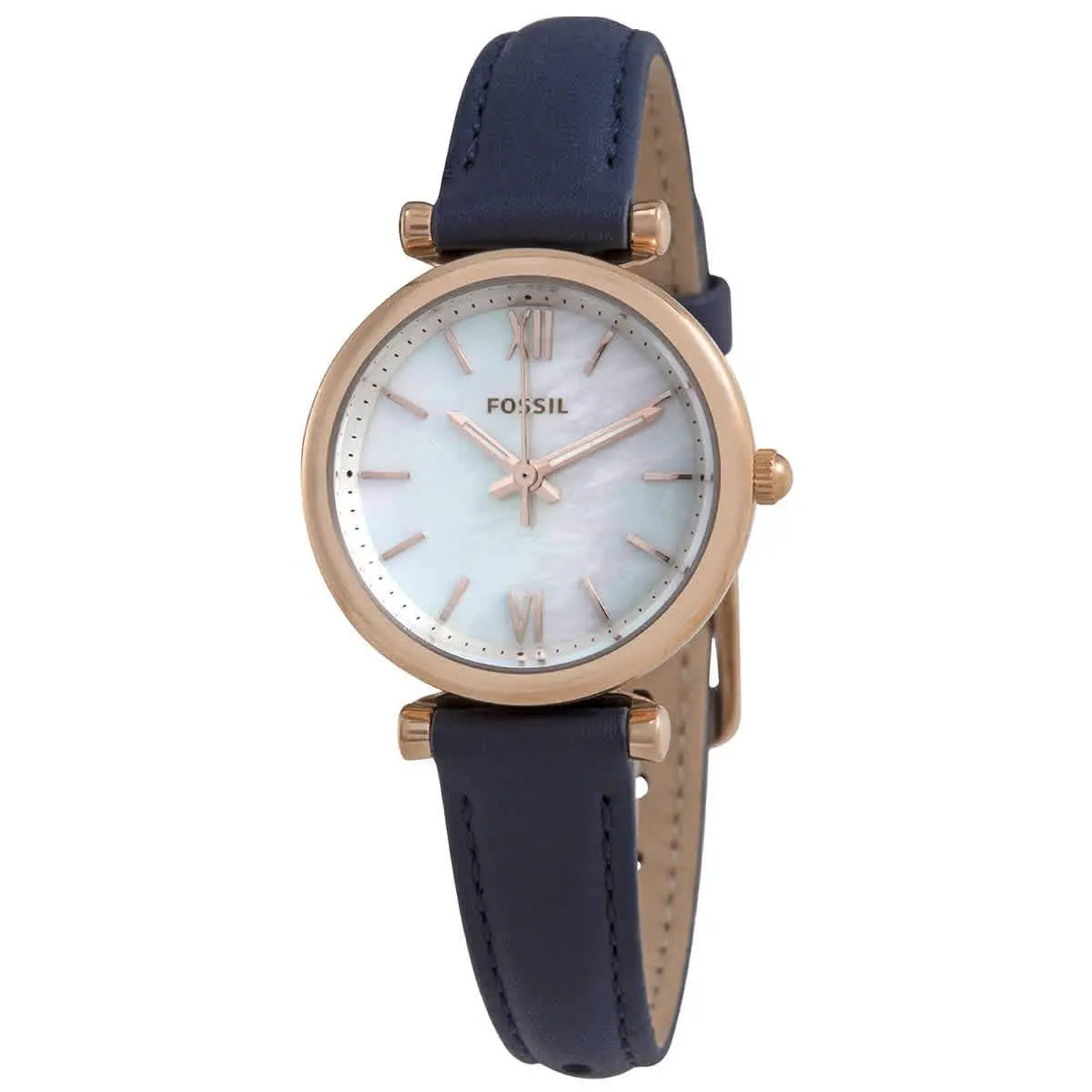 Fossil Carlie Mini Quartz Mop Dial Ladies Watch ES4502