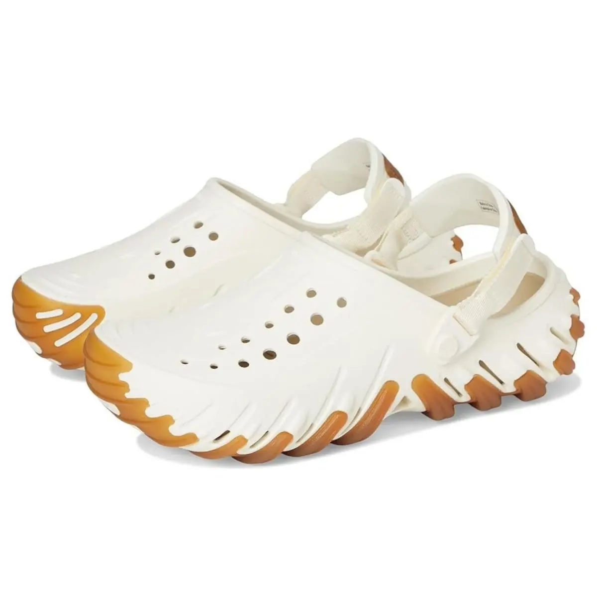 Crocs Echo Gum RO 211675-0WV Clog Men`s US 10 Chalk Comfort Casual Shoes JAX1894