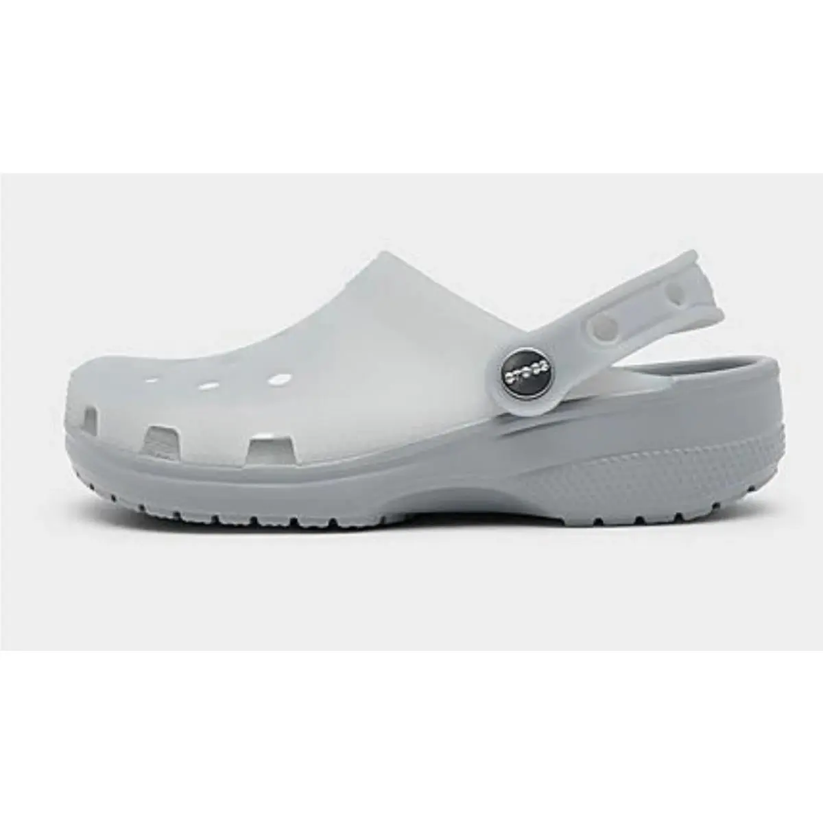 Crocs Frosted Classic Clog Shoes in Light Grey Women`s