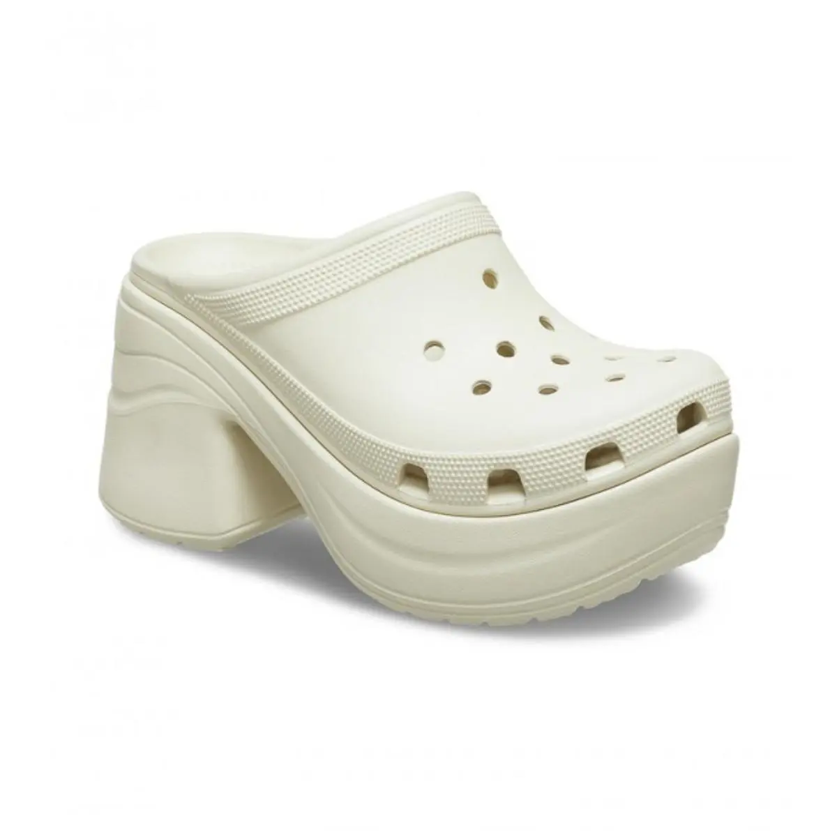 Crocs Siren 208547-2Y2 Clog Unisex M9/W11 Bone Round Toe Slip-on Shoes KFC1105