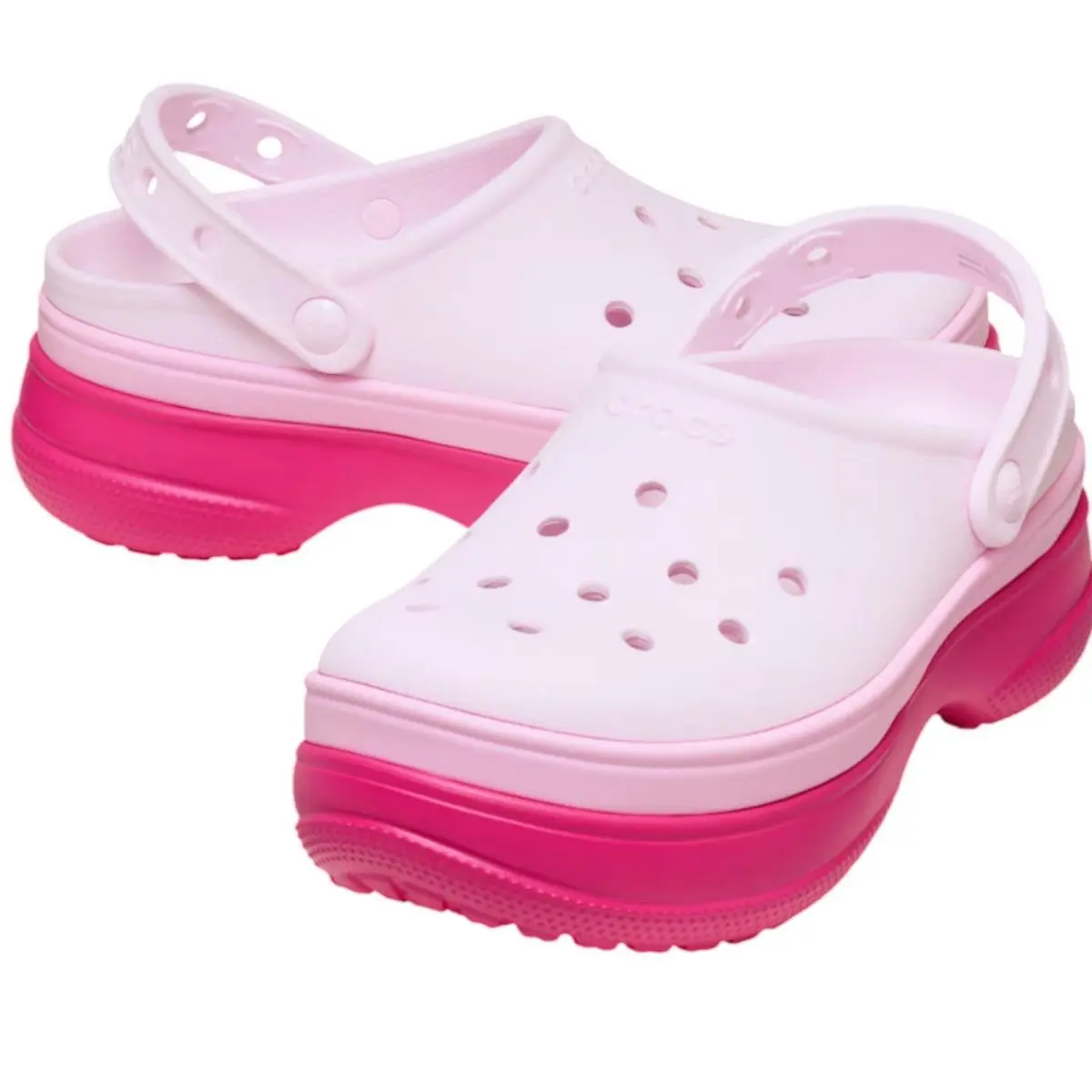 Crocs shoes - Crocs Classic Stacked Clog - Classic Stacked Clog - pink, red, s: Grapeberry 1