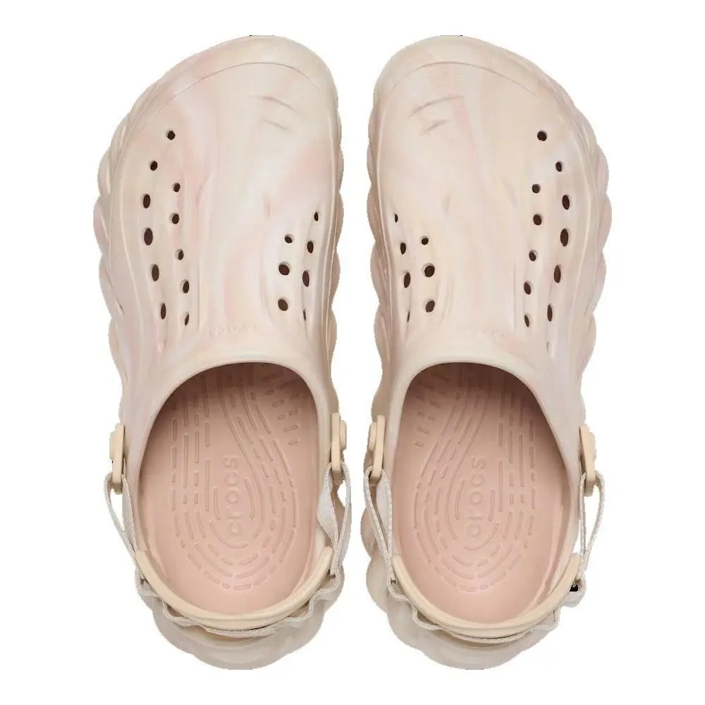 Crocs shoes - Crocs Echo Marbled Wave Clog - Bone 2