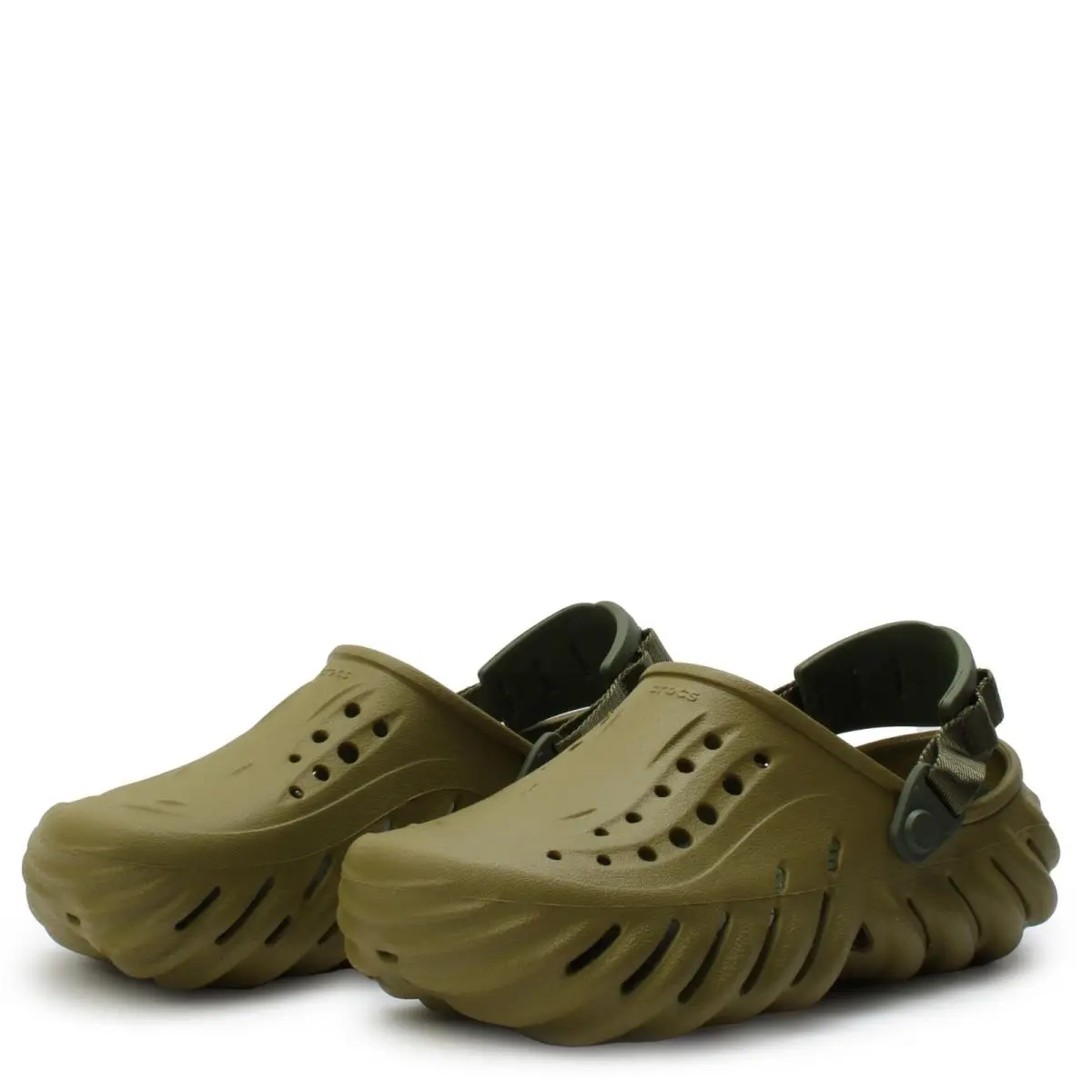 Crocs Echo 207937-3UA Clog Unisex M7/W9 Aloe Cutout Comfort Casual Shoes GBO2729