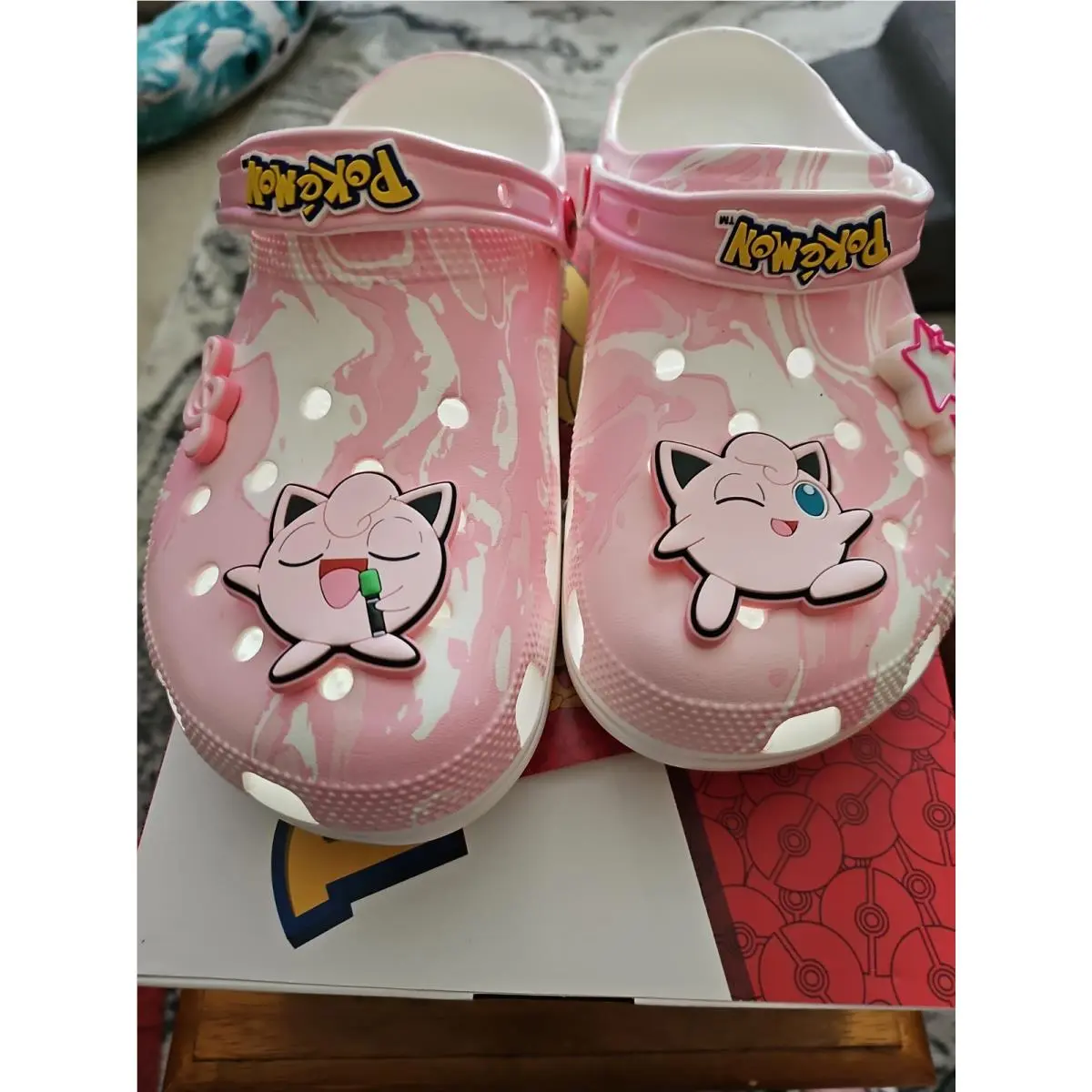 Crocs x Pokemon Classic Clog Jigglypuff Size Men 10 Women Size 12