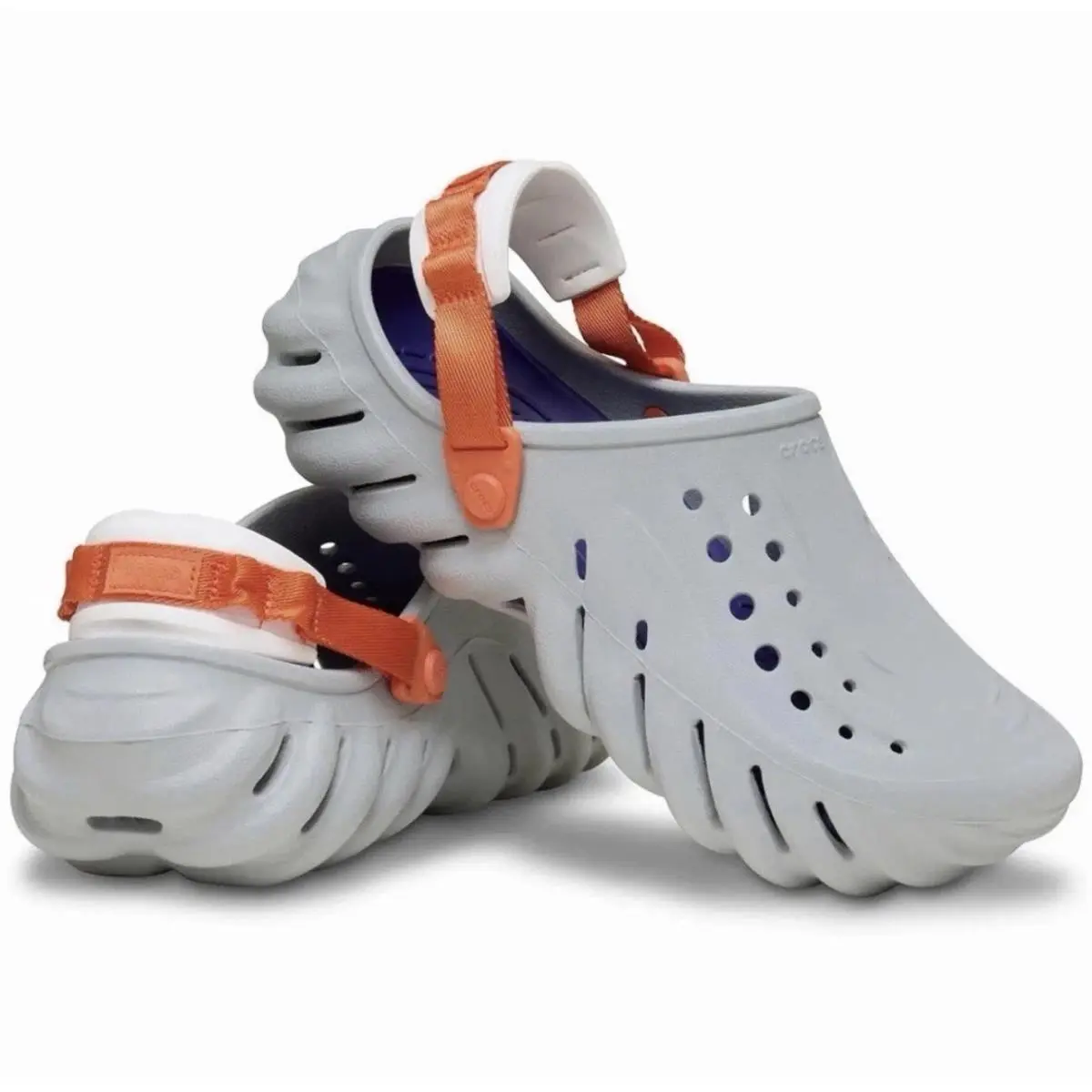 Crocs Echo Mirage Gray Clog Shoes Comfort Slides Sandals Size US 10