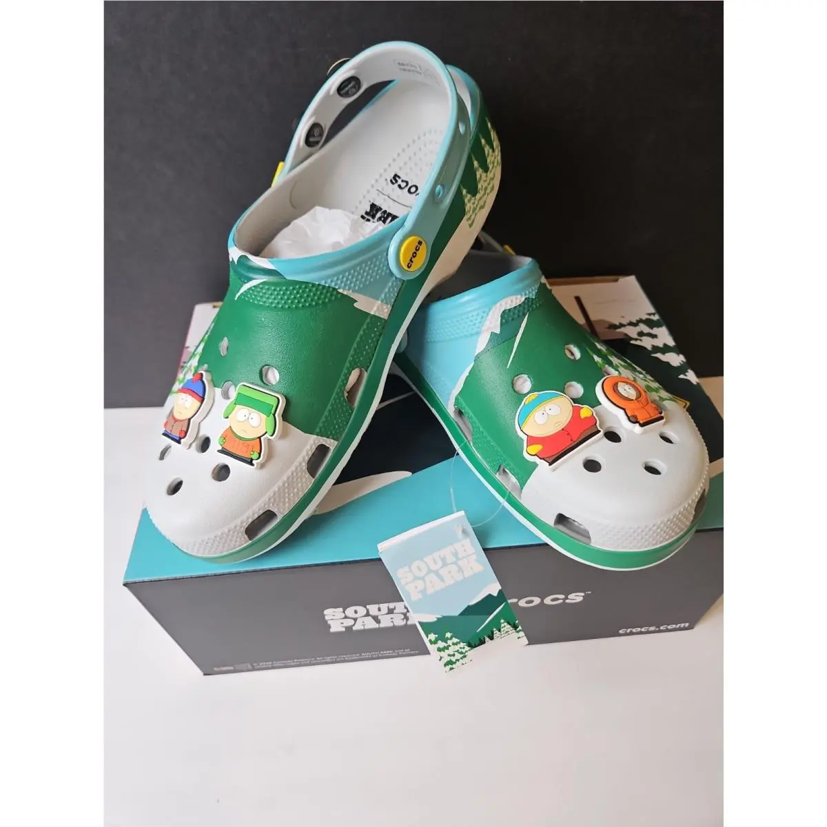 Crocs South Park Classic Clog Sandal Graphic Blue/green US Men 9/ W Size 11