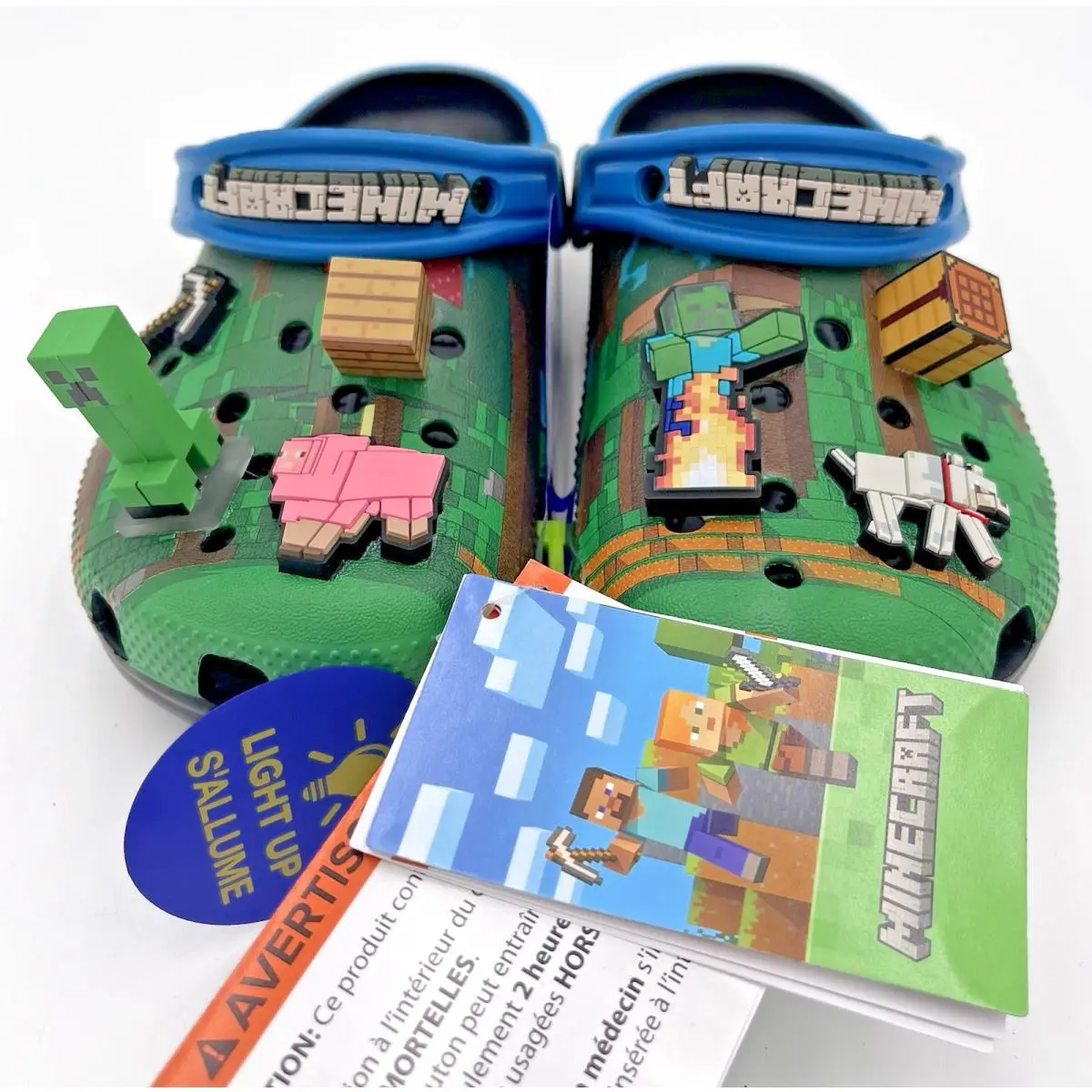 Crocs shoes - Crocs Classic Minecraft Clog - Classic Minecraft Clog - 210830 - Multicolor (UPC: 198445131219) 9