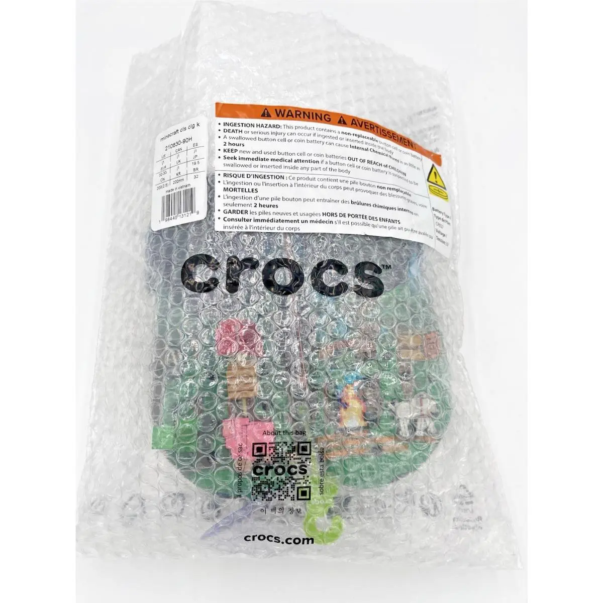 Crocs shoes - Crocs Classic Minecraft Clog - Classic Minecraft Clog - 210830 - Multicolor (UPC: 198445131219) 12