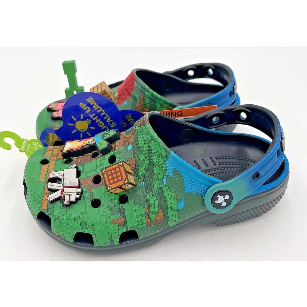 Crocs shoes - Crocs Classic Minecraft Clog - Classic Minecraft Clog - 210830 - Multicolor (UPC: 198445131219) 5