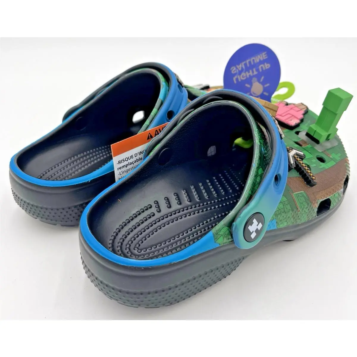 Crocs shoes - Crocs Classic Minecraft Clog - Classic Minecraft Clog - 210830 - Multicolor (UPC: 198445131219) 7