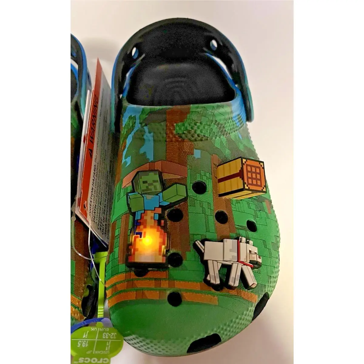Crocs shoes - Crocs Classic Minecraft Clog - Classic Minecraft Clog - 210830 - Multicolor (UPC: 198445131219) 8