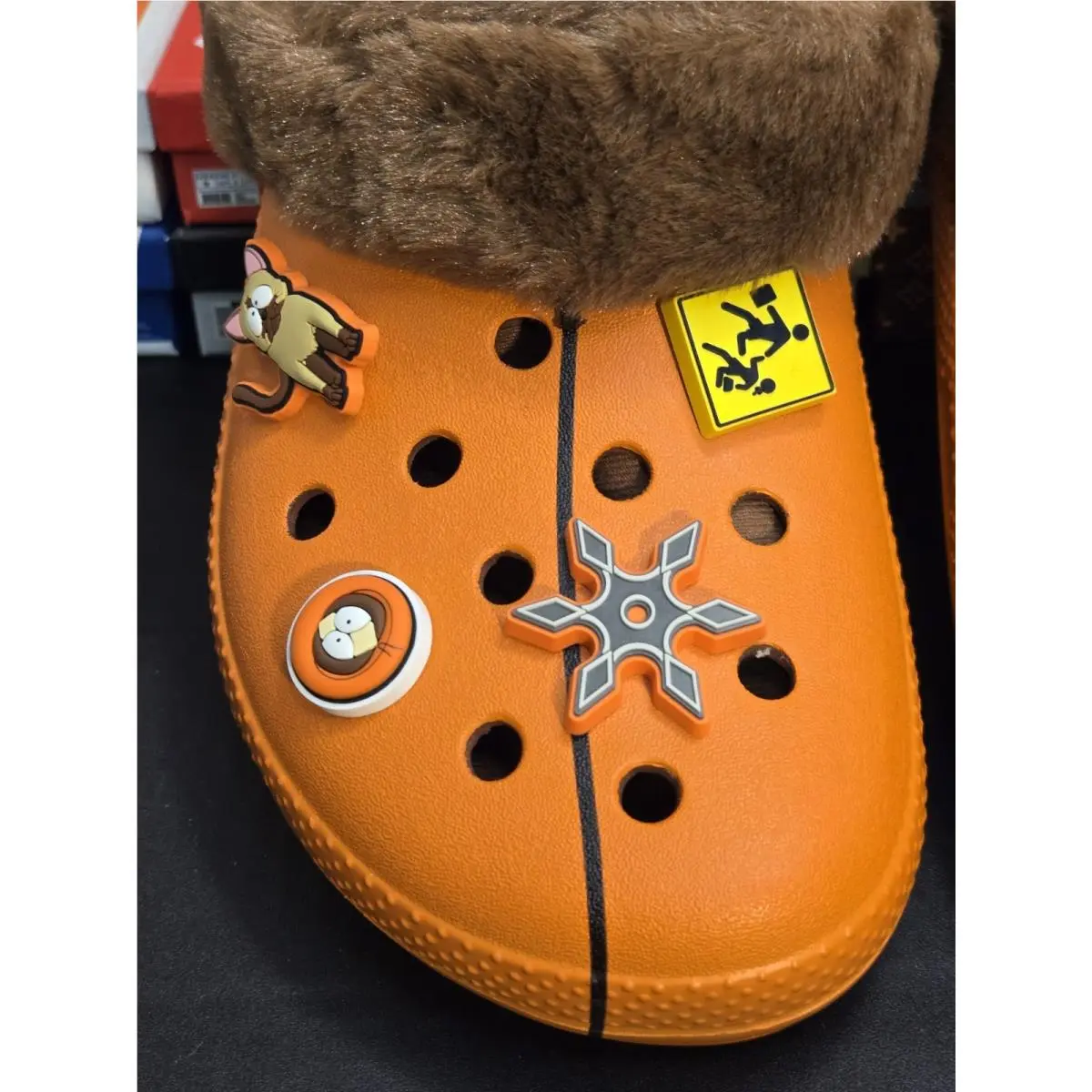 Crocs shoes - Classic Lined Clog - Classic Lined Clog - Orange 5