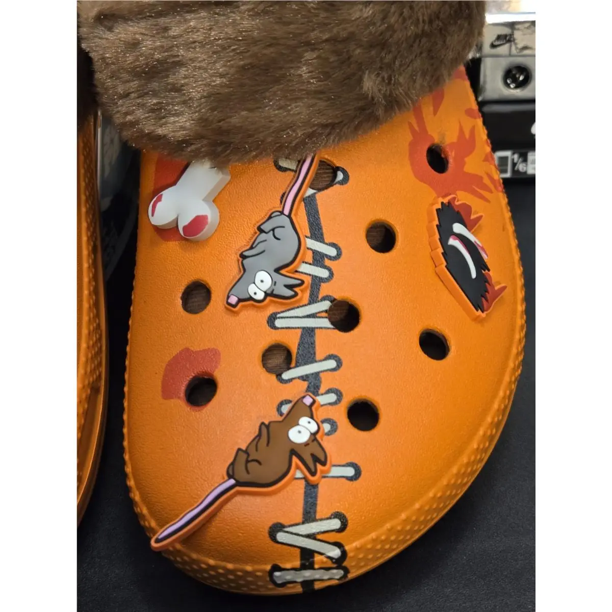 Crocs shoes - Classic Lined Clog - Classic Lined Clog - Orange 6