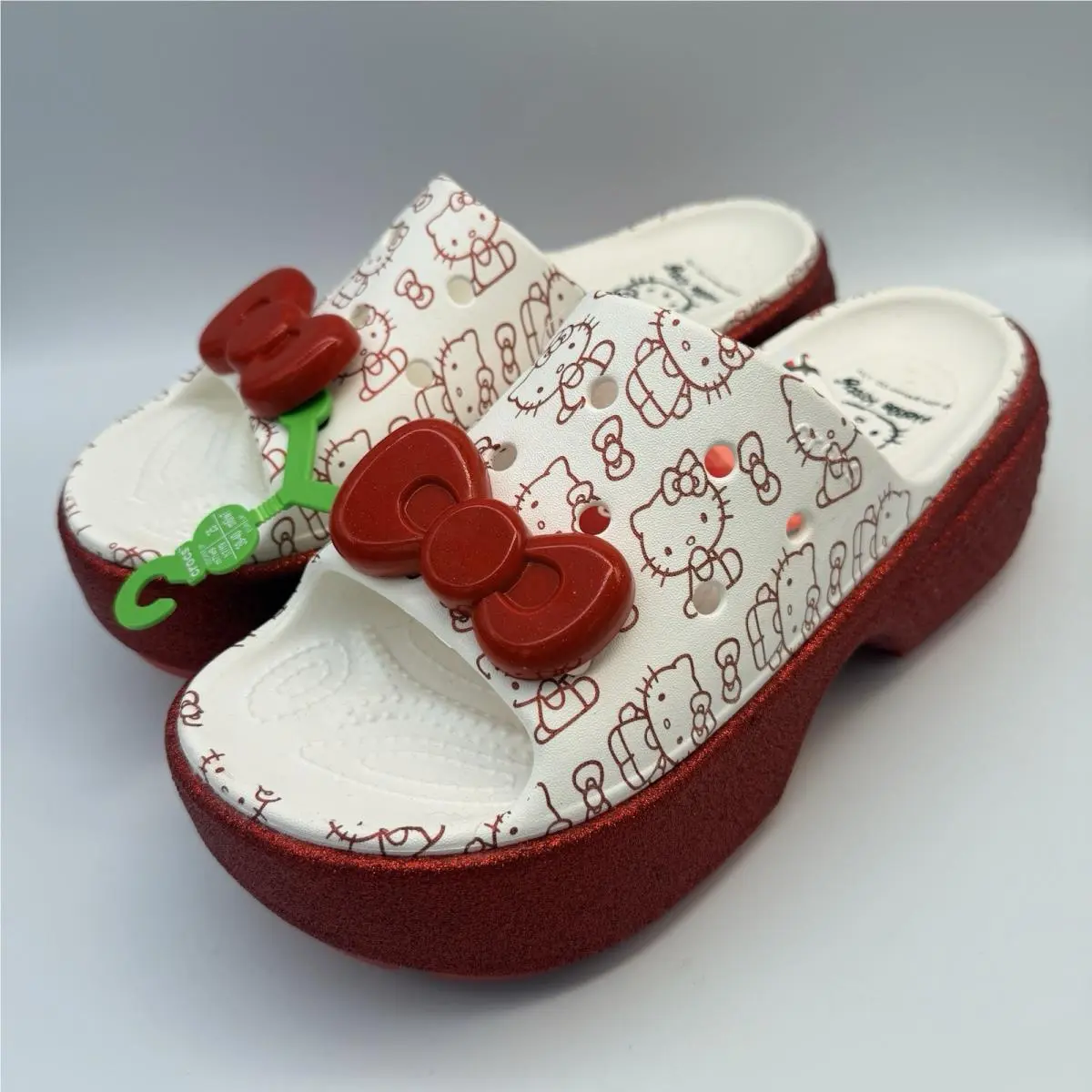 Crocs shoes - Crocs X Hello Kitty Stomp - White (UPC: 0196265642496) 2