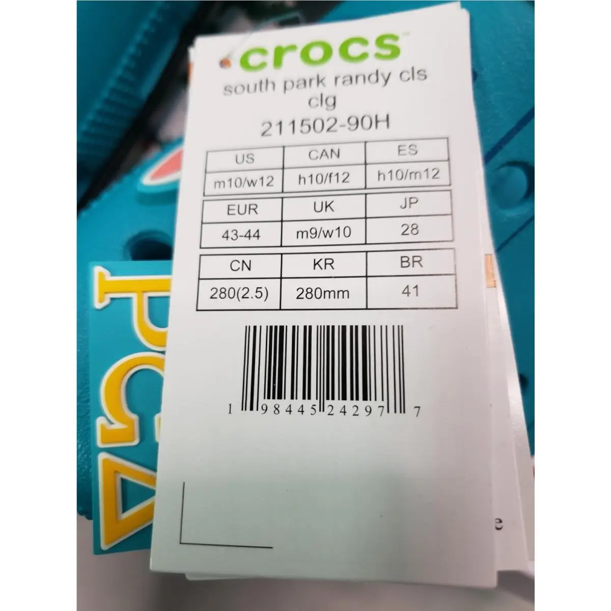 Crocs shoes - Crocs South Park Randy - South Park Randy - Blue (UPC: 198445242977) 10