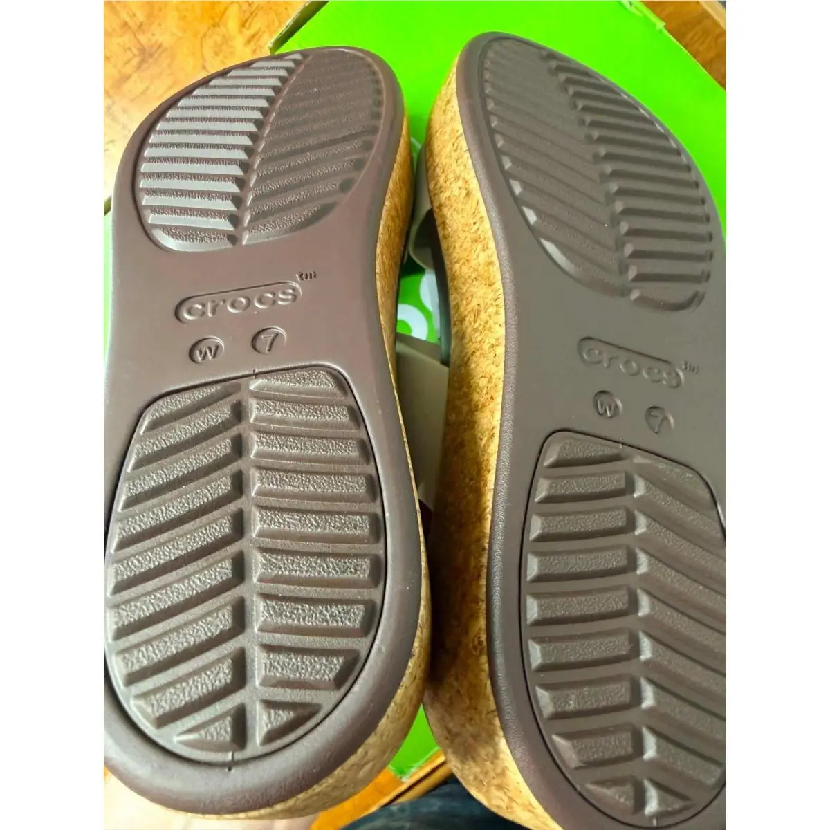 Crocs shoes - Crocs Brooklyn Cork Low Wedge - Beige 3
