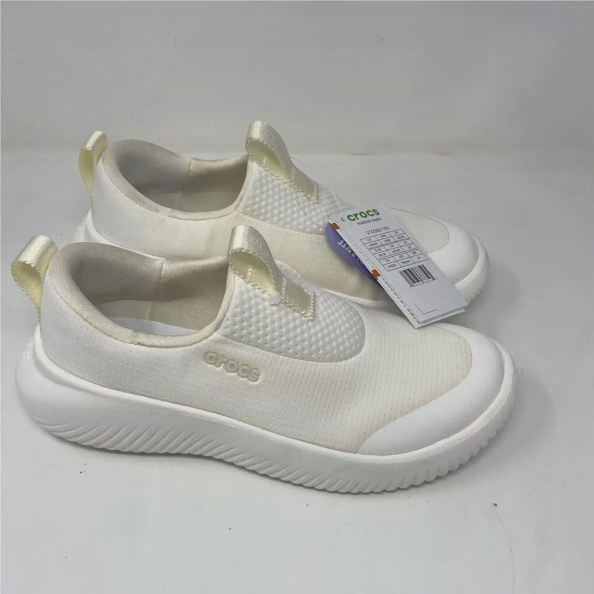 Crocs Mellow Ease Slip-on White Men 6 / Women 8