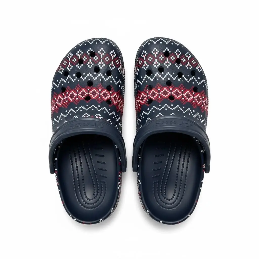 Crocs shoes - Crocs Baya Holiday Graphic Clog - Blue 6