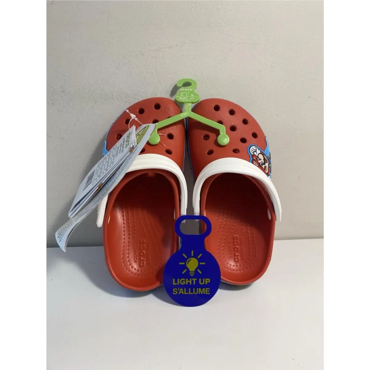 Crocs shoes - Super Mario Lights - Super Mario Lights - Red 0