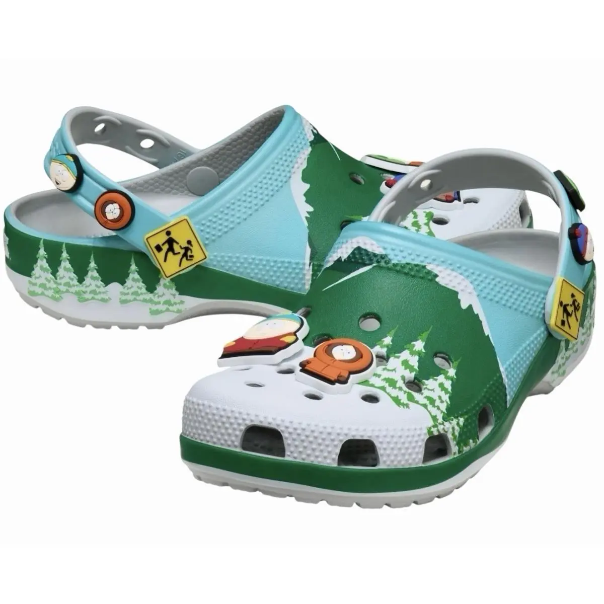 Crocs Adult South Park Multi Classic Clogs. Size M10/W12. Nib
