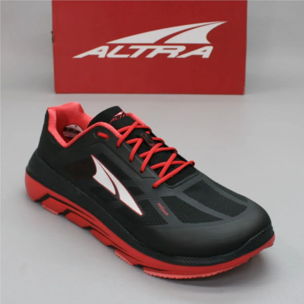 Altra Men`s 11.5 Duo Red Black Road Running Zero Drop Shoes Sneakers AFM1838F-6