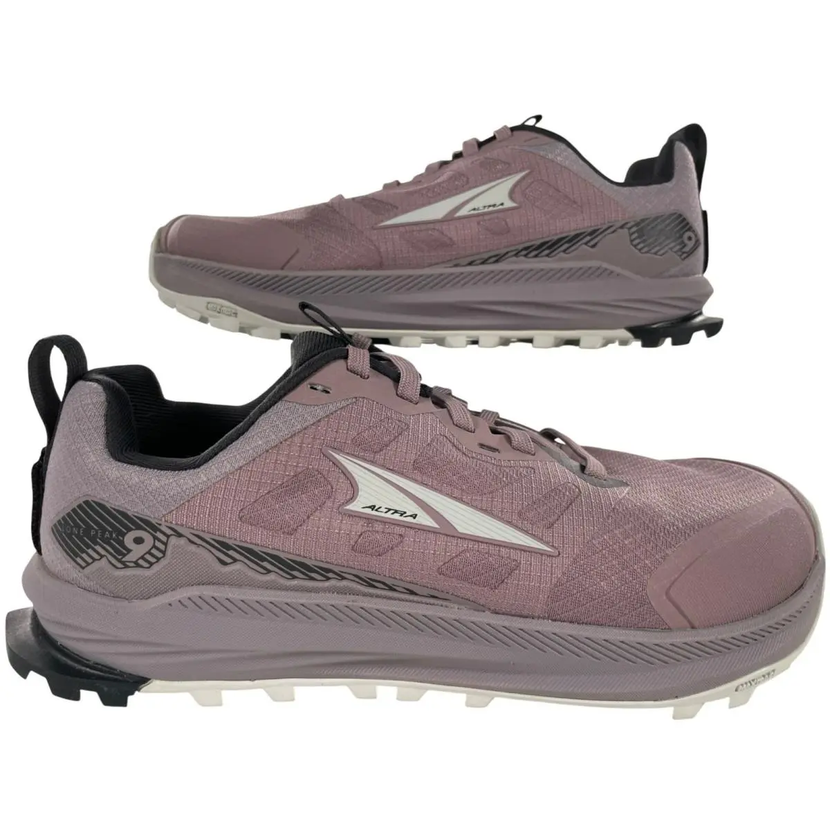 Altra Lone Peak 9 Wide Trail Running Shoes Purple Lightweight Women`s Sz 7W