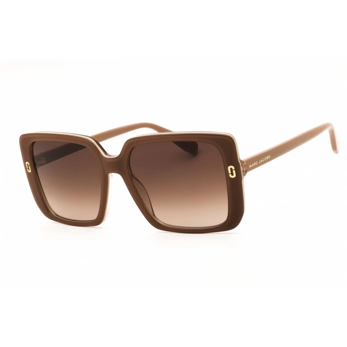 Marc Jacobs MJ 1121 S 010A HA Sunglasses Beige Frame Brown Lenses 54mm