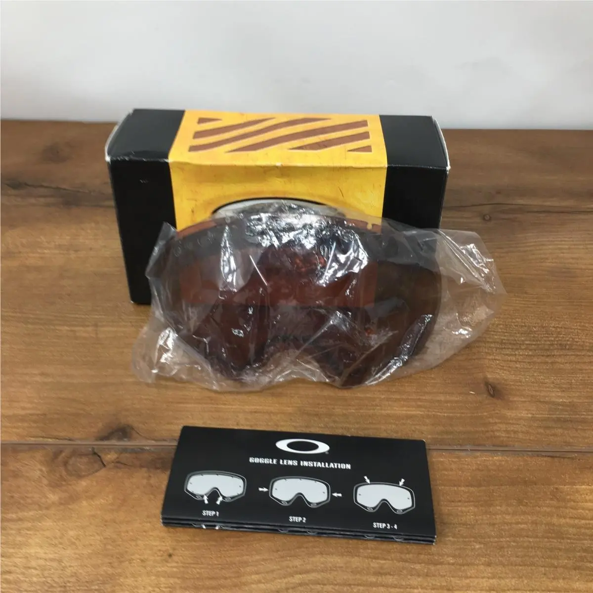 Vintage Oakley A Frame Amber Snow Goggle Replacement Lens Only 2003