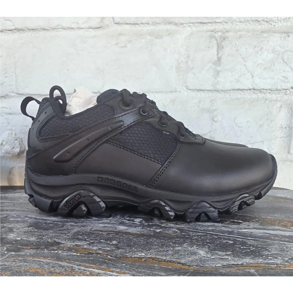 Merrell Moab 3 Response Tactical Black Leather Uniform Hiking Shoes Men`s 4.5