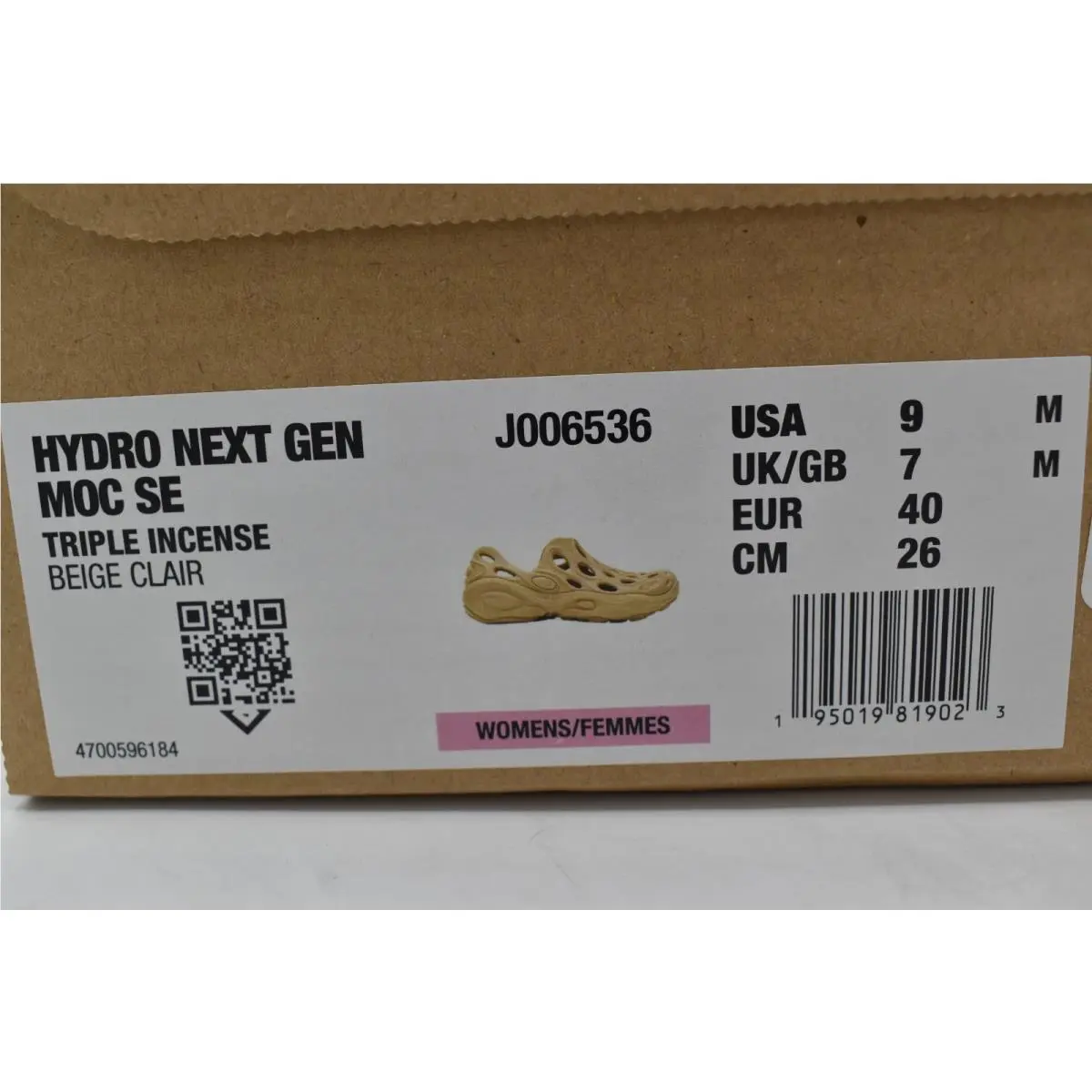Merrell shoes - SE - J006536 - Beige (UPC: 195019819023) 10