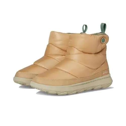 J007084 Merrell Women`s Hut Moc 2 Quilted Size 8 Tan - J007084-TAN-8