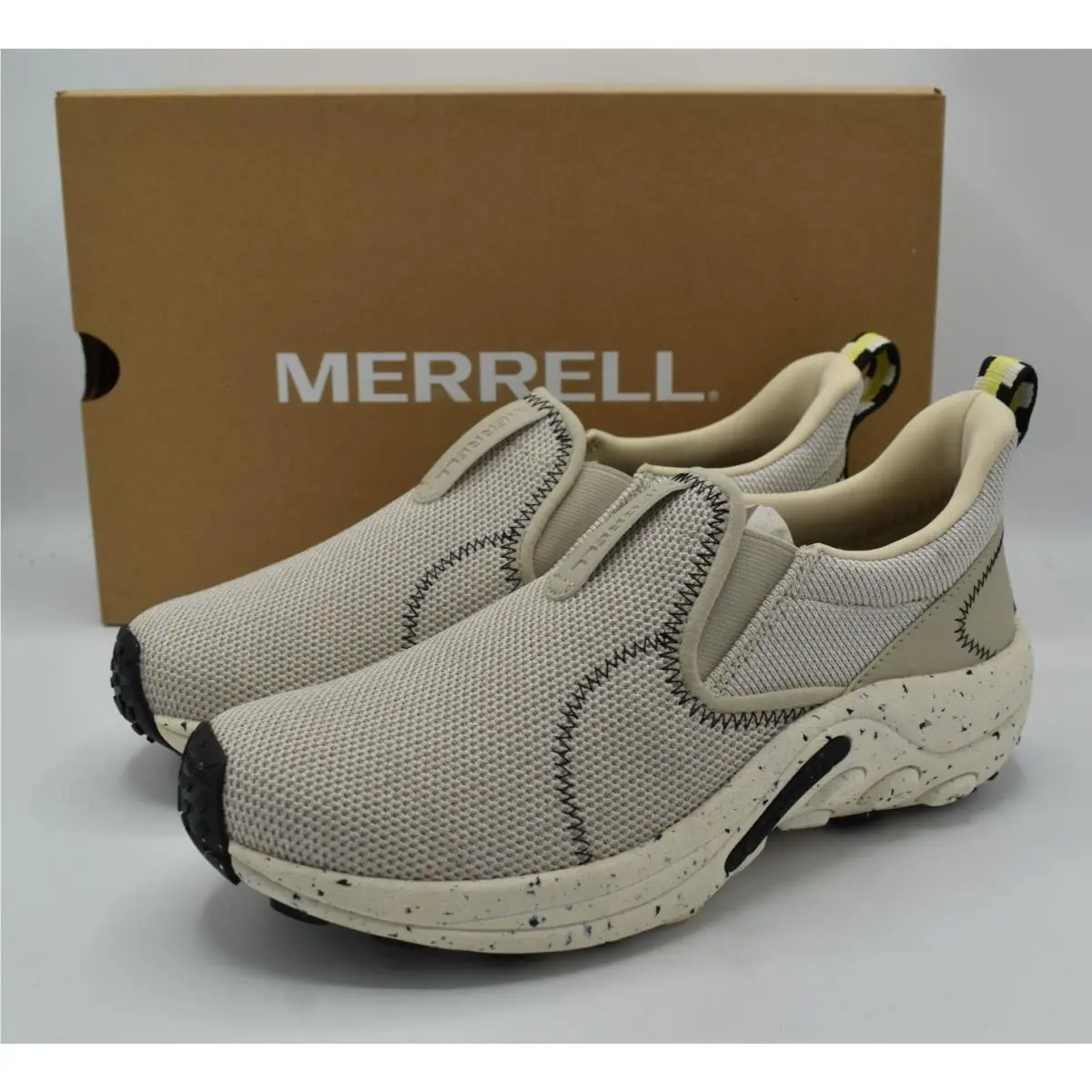 Merrell Womens Size 8 Jungle Moc Evo Chalk Slip On Shoes Loafers