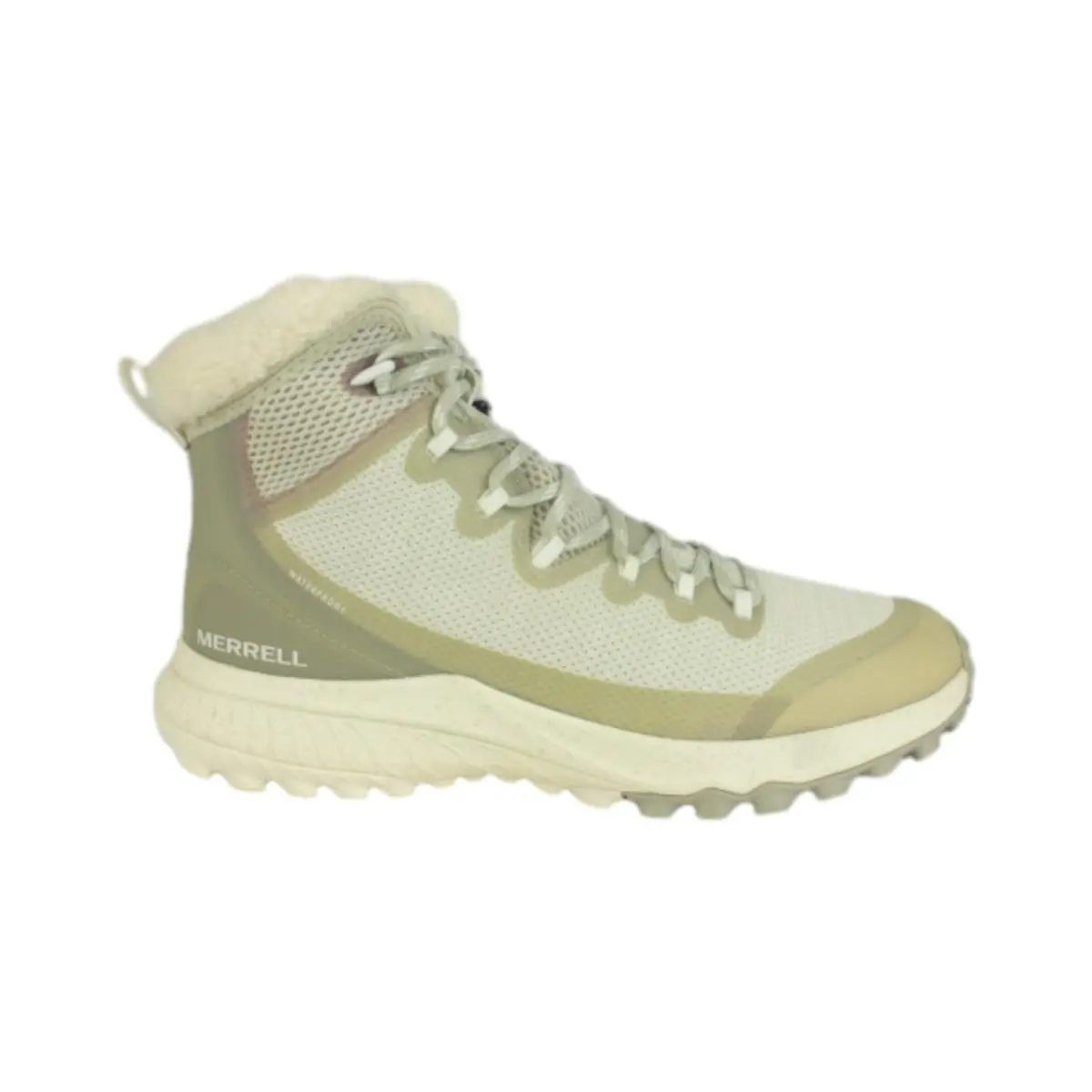 Merrell Bravada Knit Bluff Polar Hiking Boots Womens White Birch US 9.5