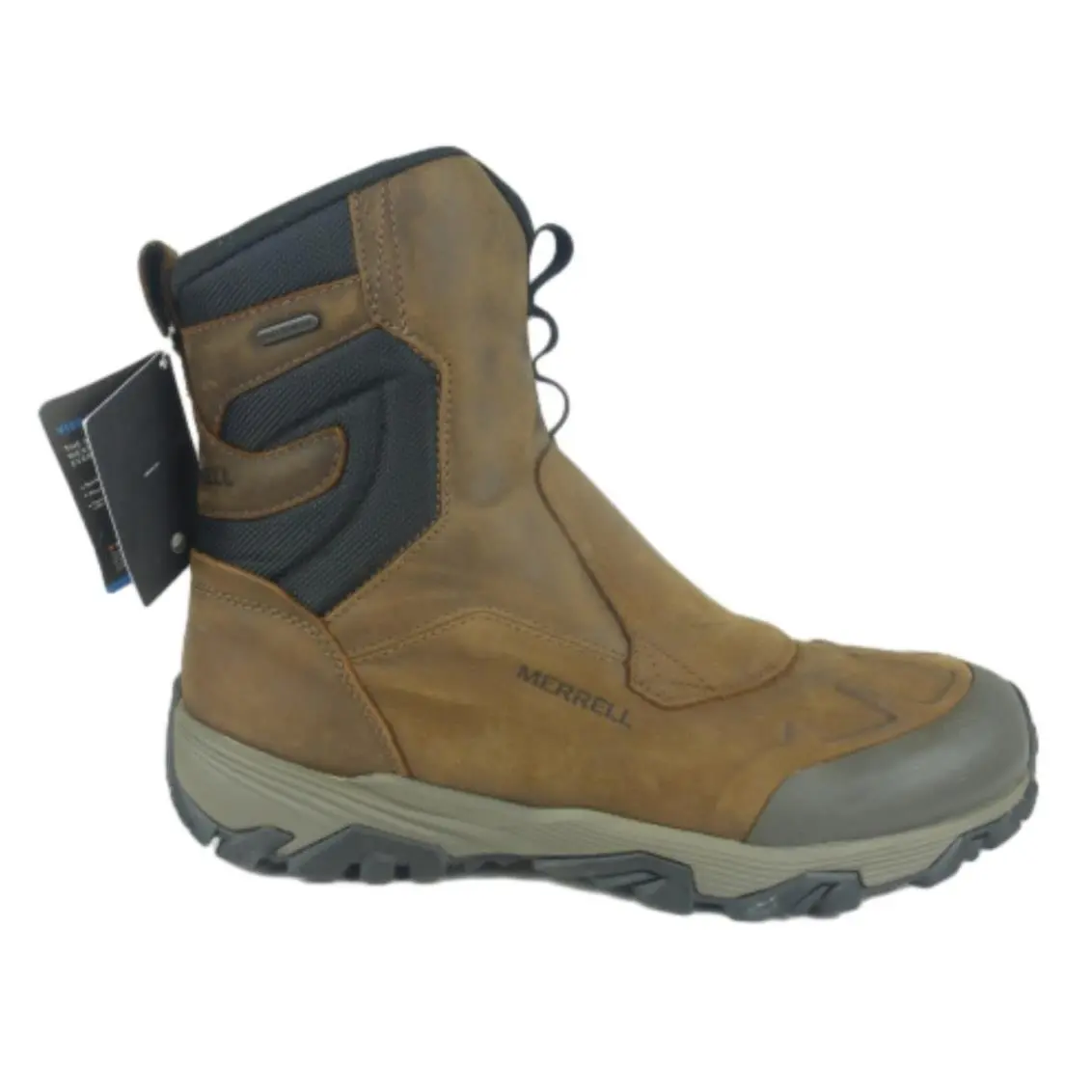 Merrell Men`s Coldpack Ice+ 8 Zip Polar Waterproof Snow Boot Clay US 11 Wide