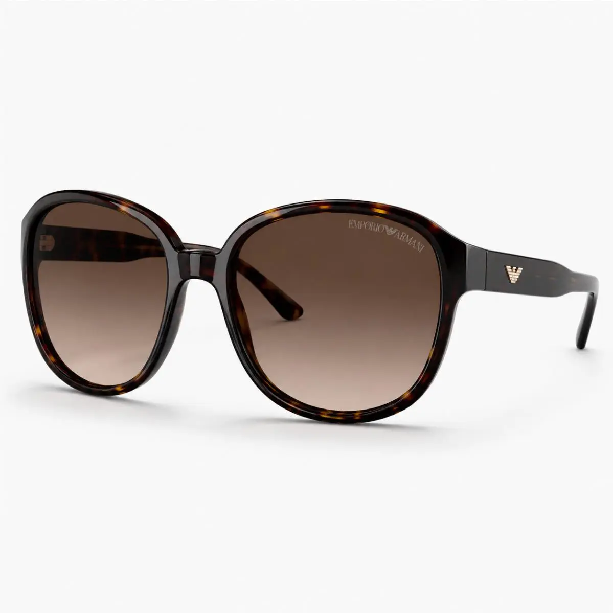 Women`s Havana Brown Square Sunglasses EA9824S V08CC by Emporio Armani