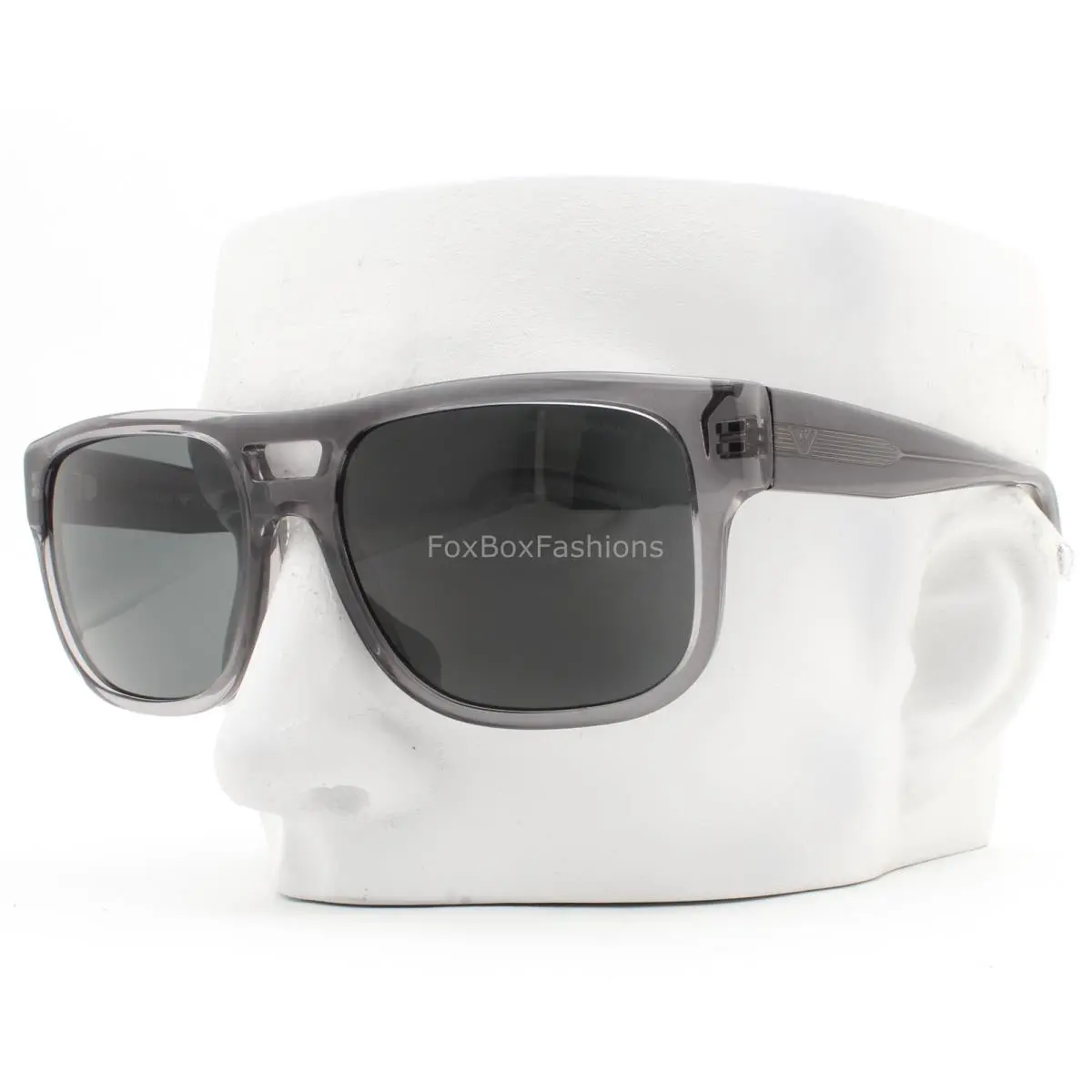 Emporio Armani Sunglasses Polished Transparent Gray EA 4197 5029/87 with Case