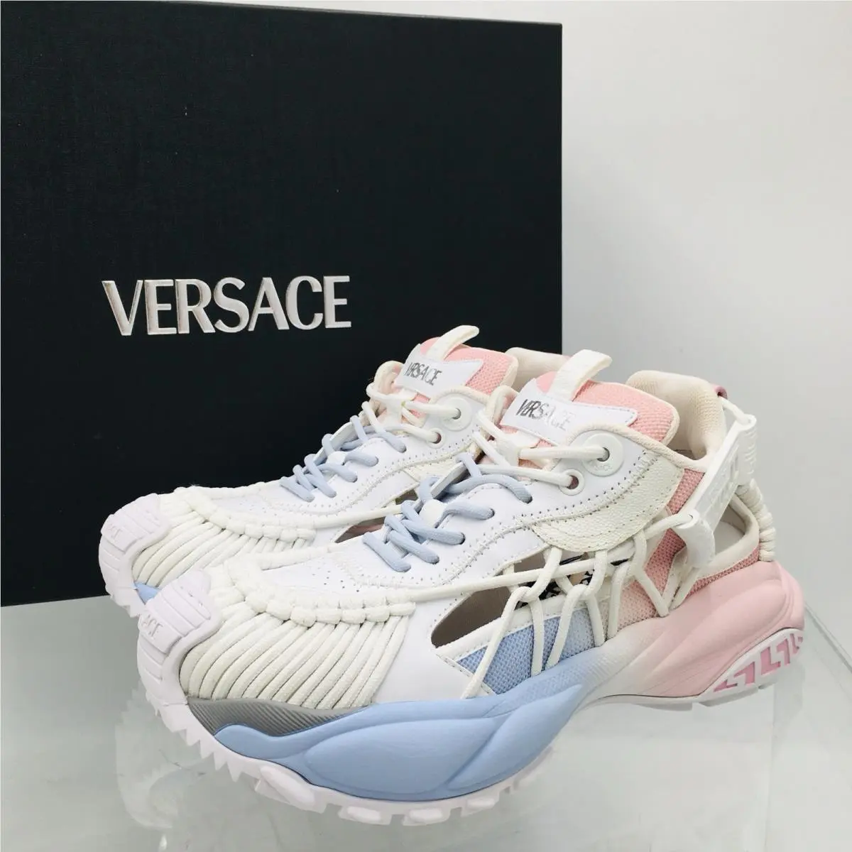 Versace Sneakers Mercury 1016874- Rope Mesh Greca Eva Sole -37