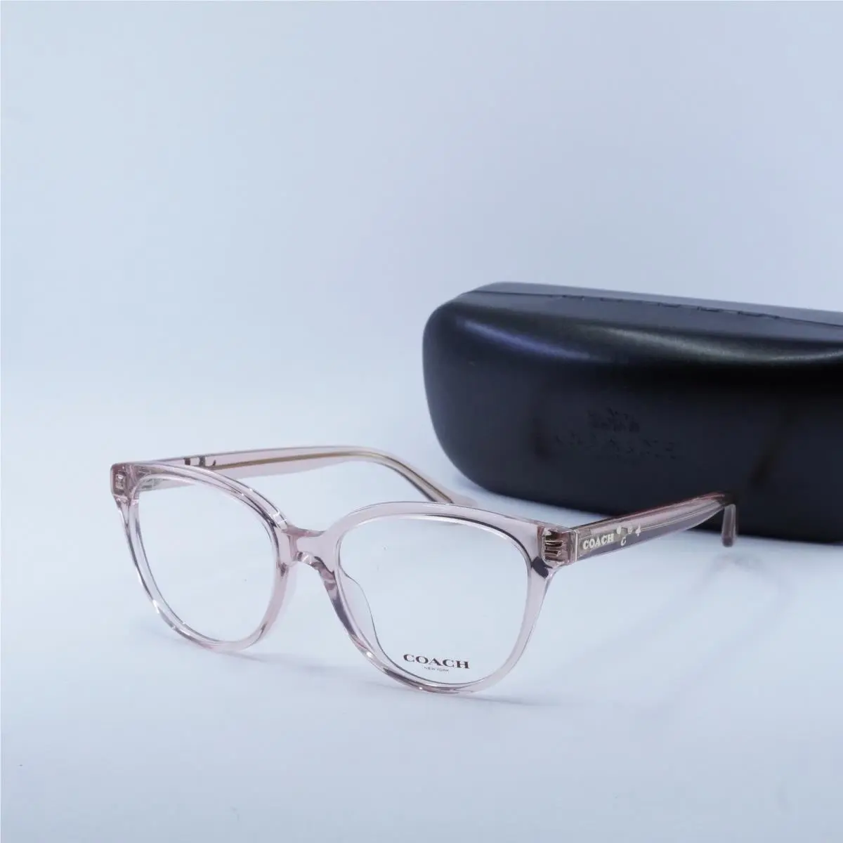 Coach HC6234U 5668 Transparent Dusty Rose 53mm Eyeglasses