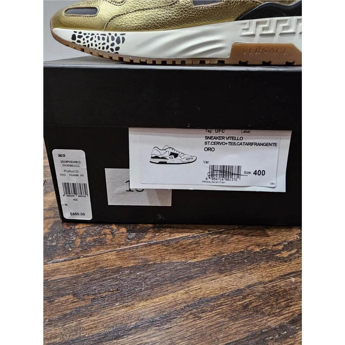 Versace shoes - Versace Mitello - Mitello - DSU6688 - Gold 3