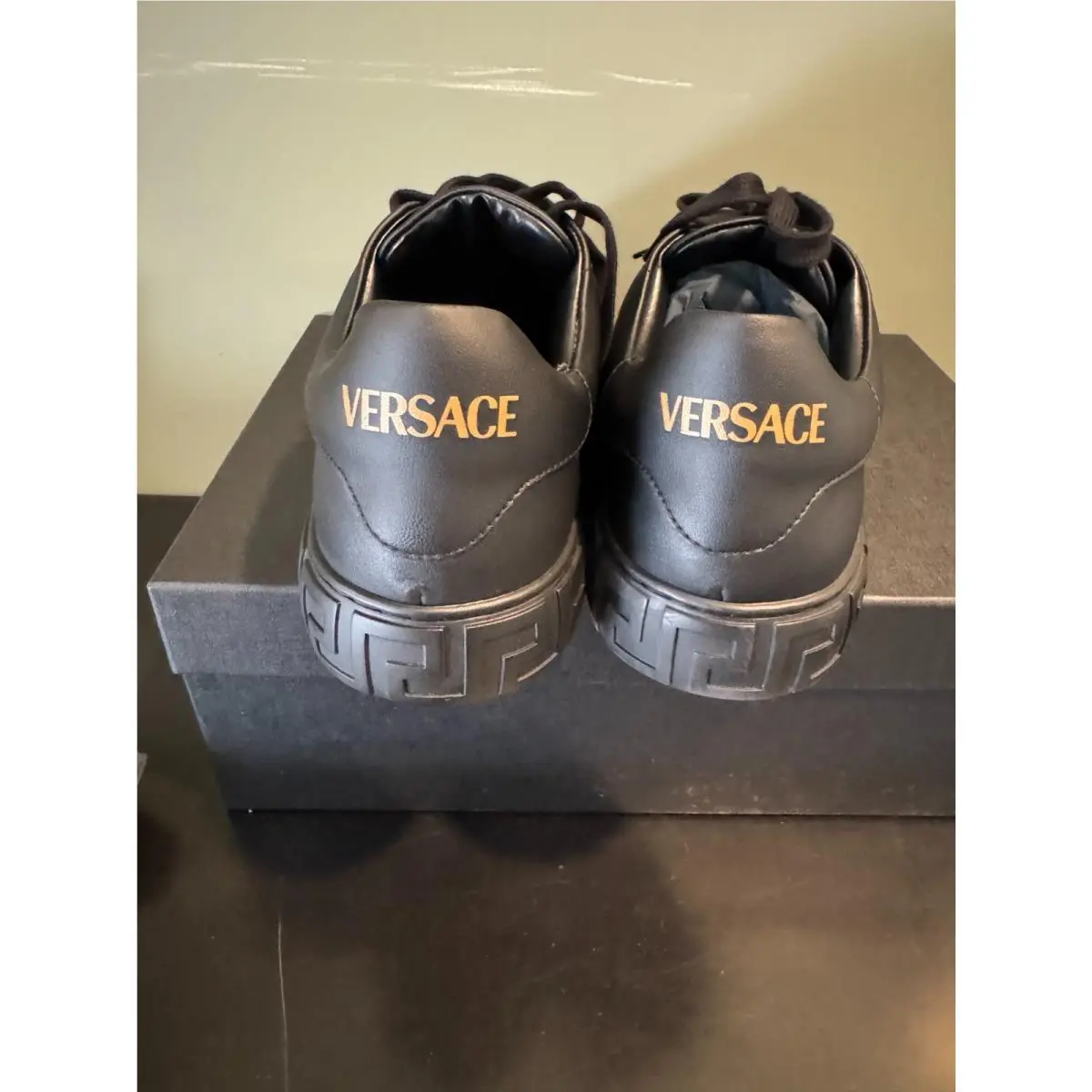 Versace shoes - Versace Greca - Greca - Black 1